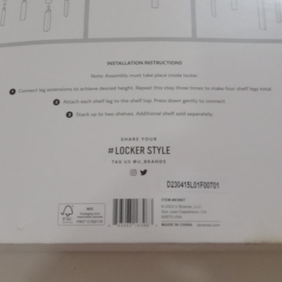 2 Way Adjustable Locker Shelf - Picture 7 of 10